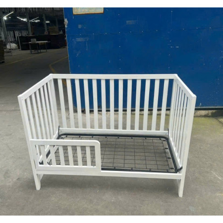 SM Crib White : Nôi + Giường Cũi Đa Chức Năng ( Có Phụ Kiện )